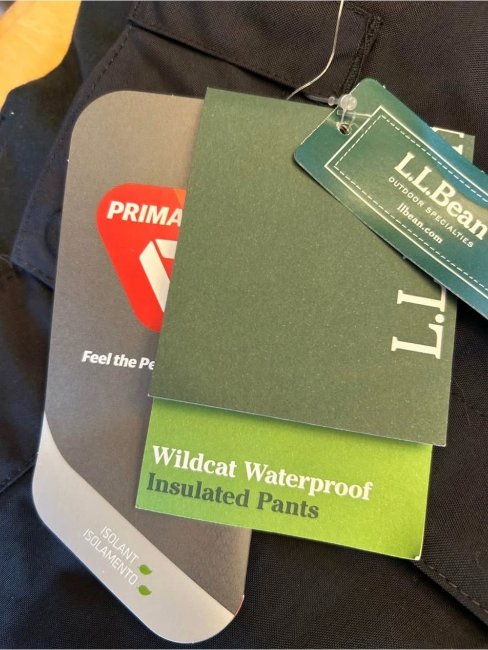 L.L. Bean Black Wildcat WP Insulated Snow Pants